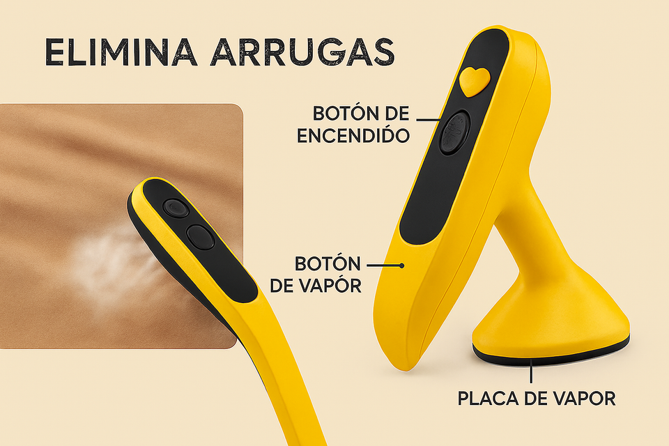 PLANCHA DE VAPOR PORTATIL