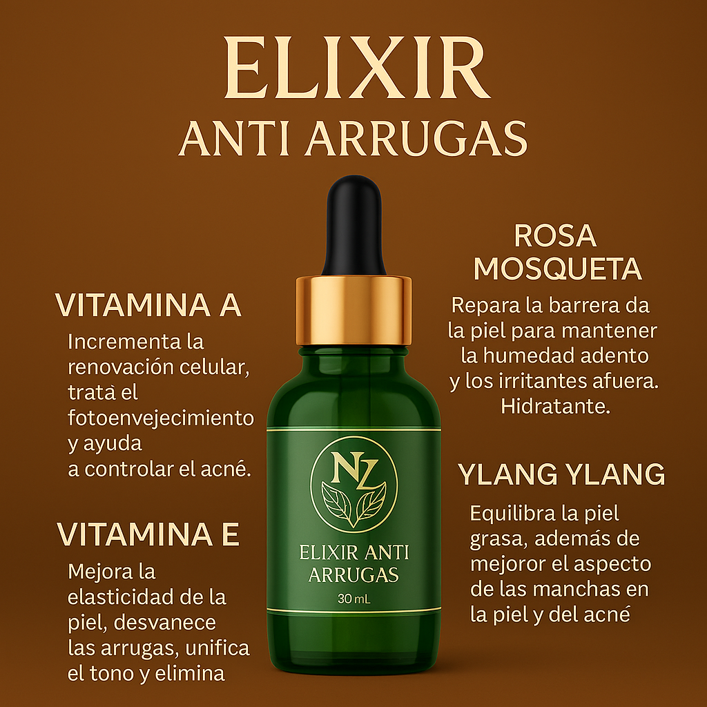Elixir Anti Arrugas NUA PERÚ — Juventud y Luminosidad en Cada Gota
