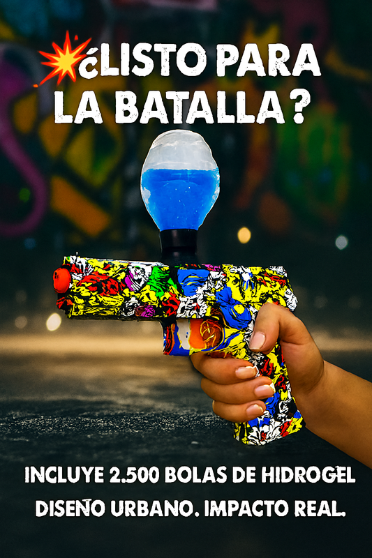 Pistola Hidrogel Urbana – Diversión con Estilo