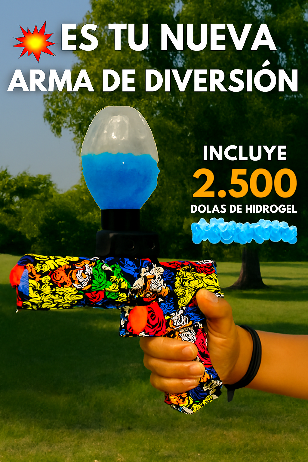 Pistola Hidrogel Urbana – Diversión con Estilo