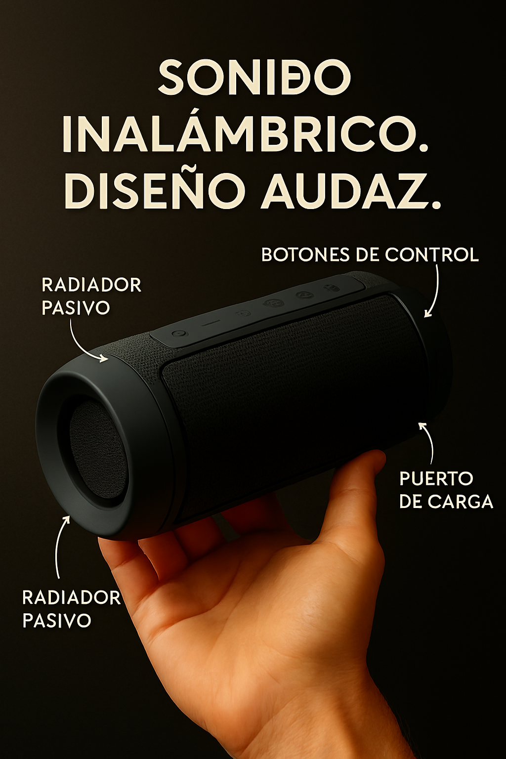 🔊 Parlante Charge 2 Réplica – Música que te acompaña a todas partes