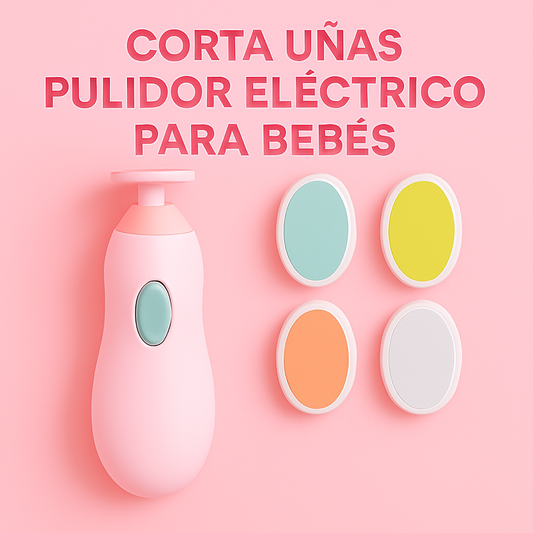 👶 Corta Uñas Pulidor Eléctrico para Bebés – ¡Seguro y Suave!